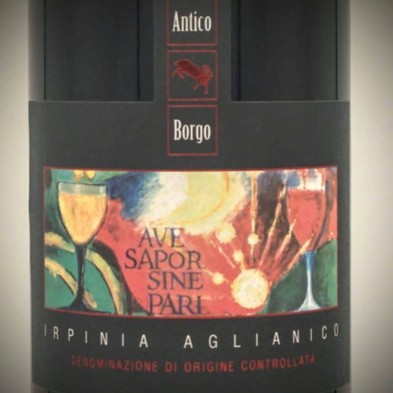 Antico Borgo Irpinia Aglianico label
