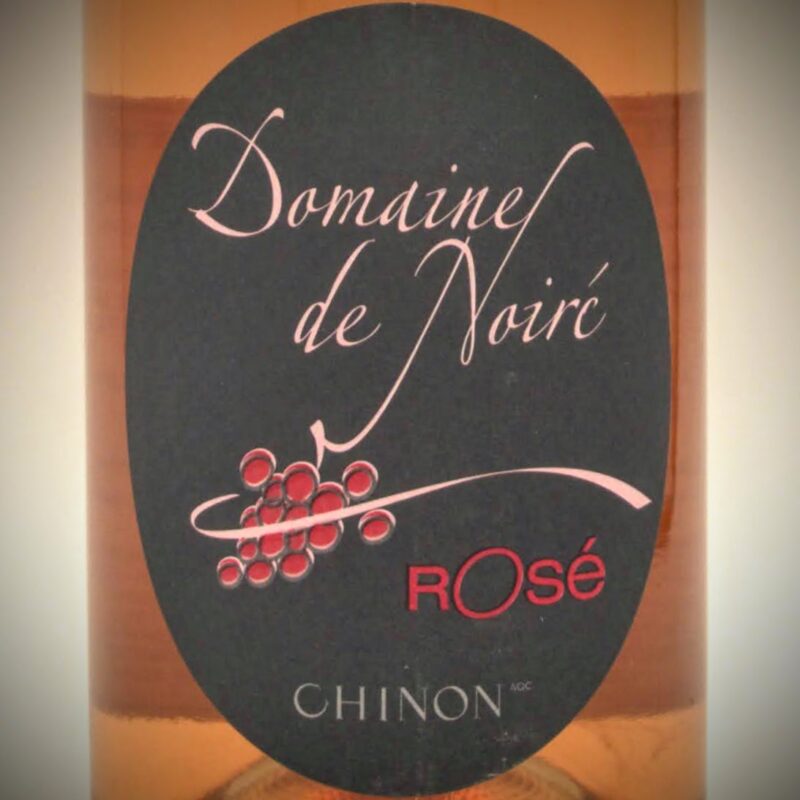 Domaine de Noire Chinon Rose Cabernet Franc label